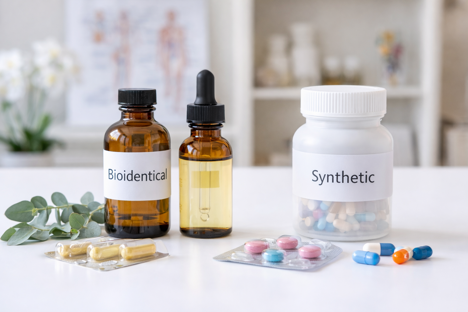 Comparison of bioidentical and synthetic hormone medications in a clinical setting